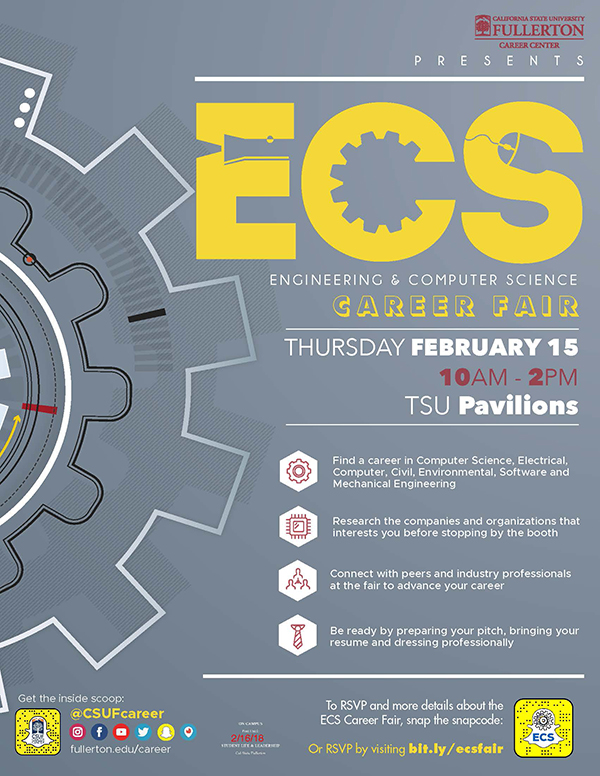 events engineering computer science csuf computer science career fair