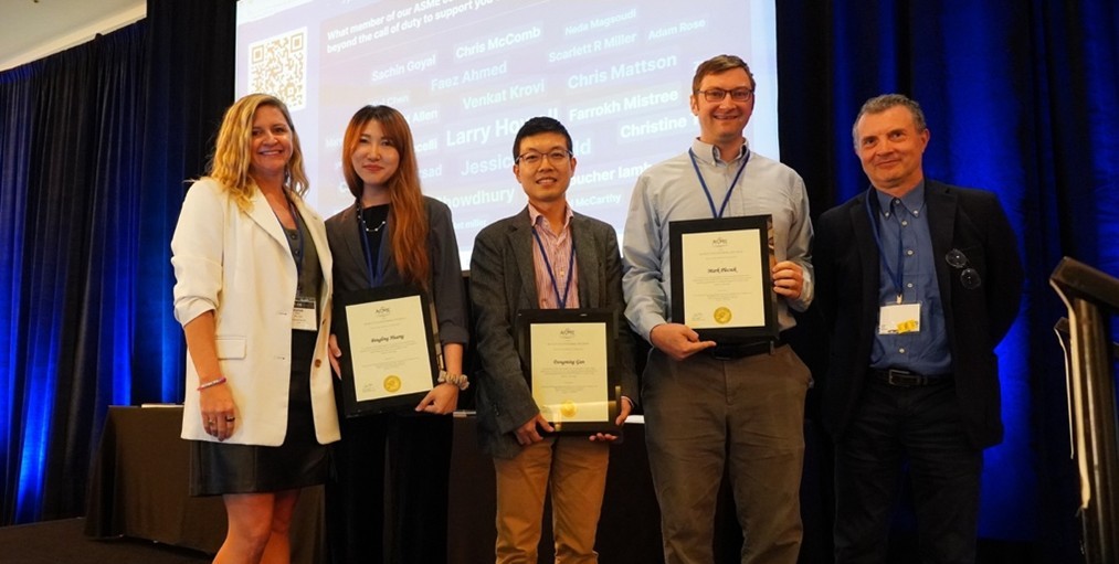 Dr. Huang honored with ASME Service Award