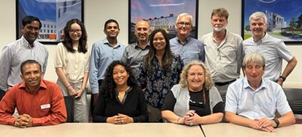 ME Faculty pose with delegation from Reutlingen
