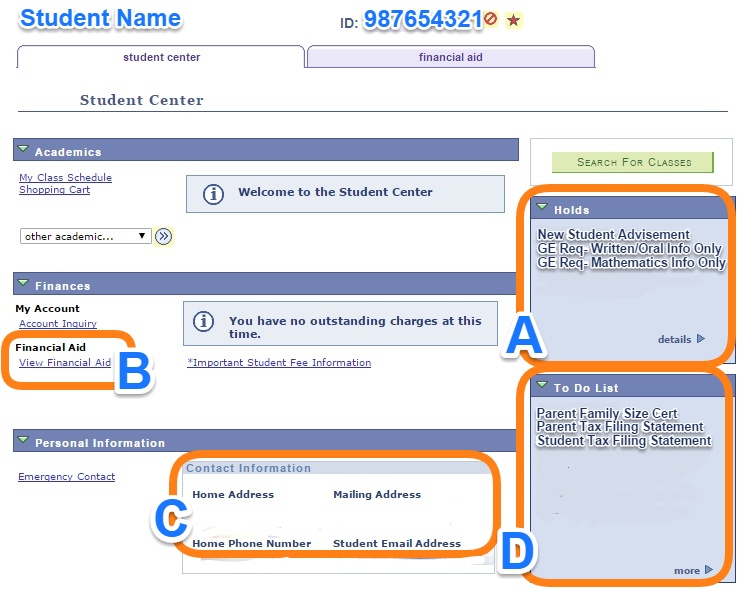 Download Student Portal and Student Center - Office of Financial Aid | CSUF