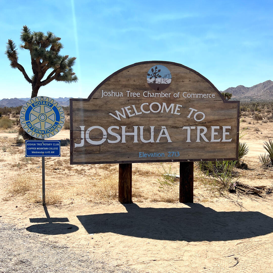 Joshua Tree Sign