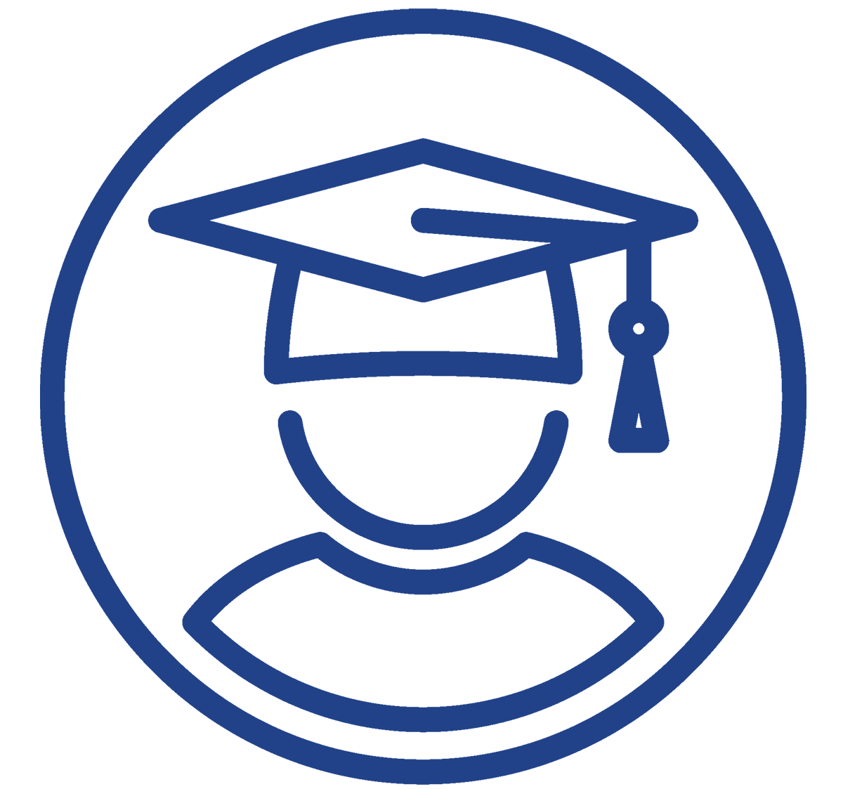 graduate with cap icon