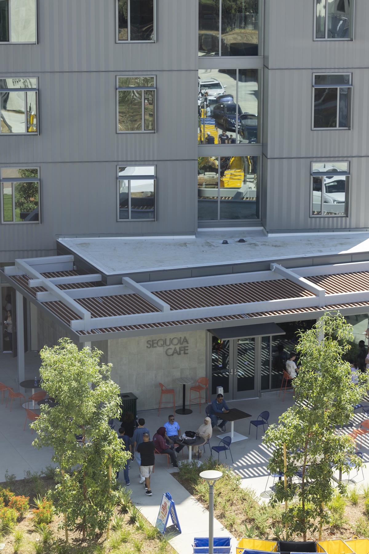 aerial view of Sequoia Cafe