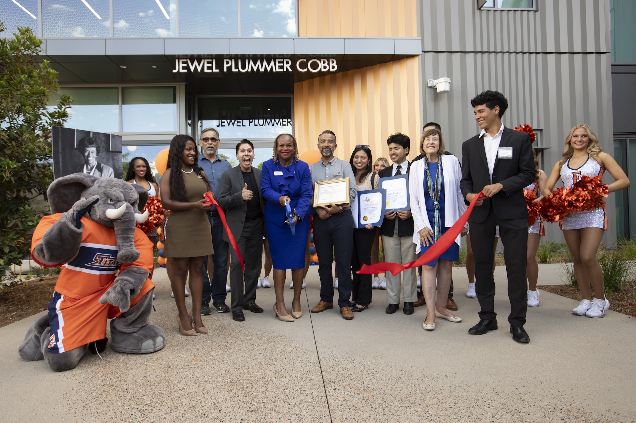 Ribbon cutting 