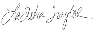 Tosha's signature