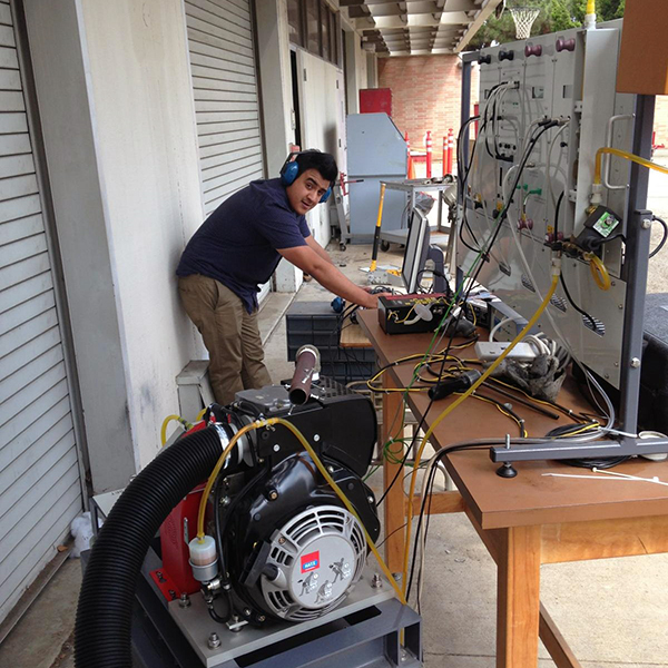 Rafael Teran Rafael Teran working with biodiesel fuel