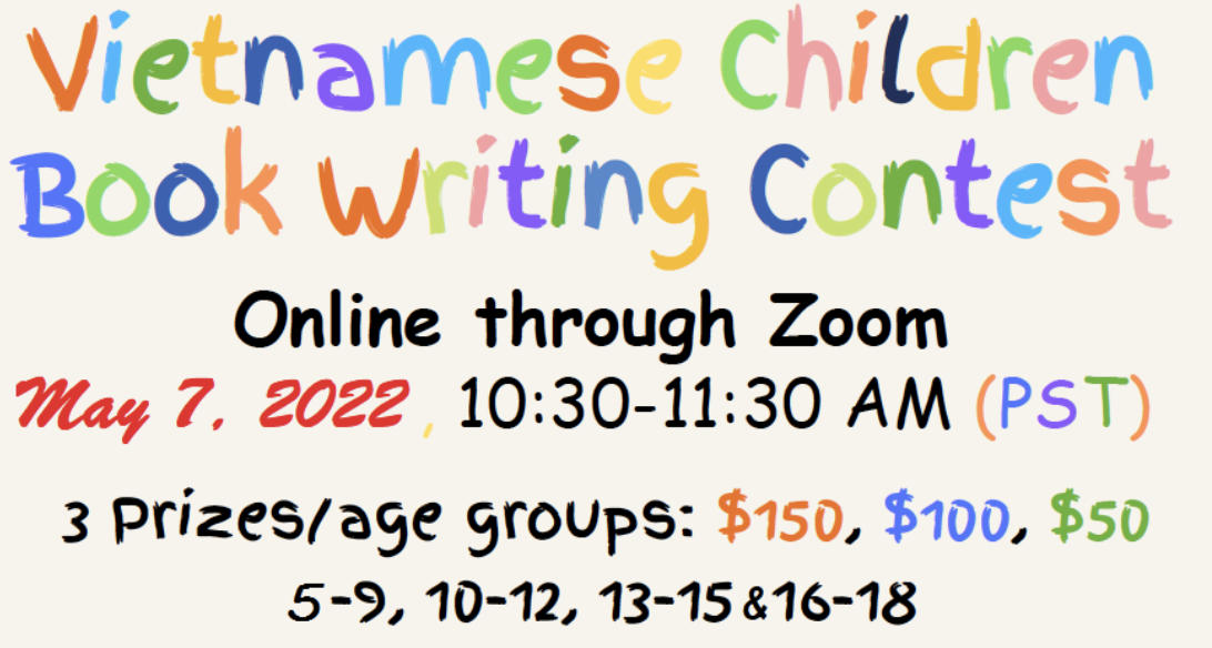 writing contest flyer