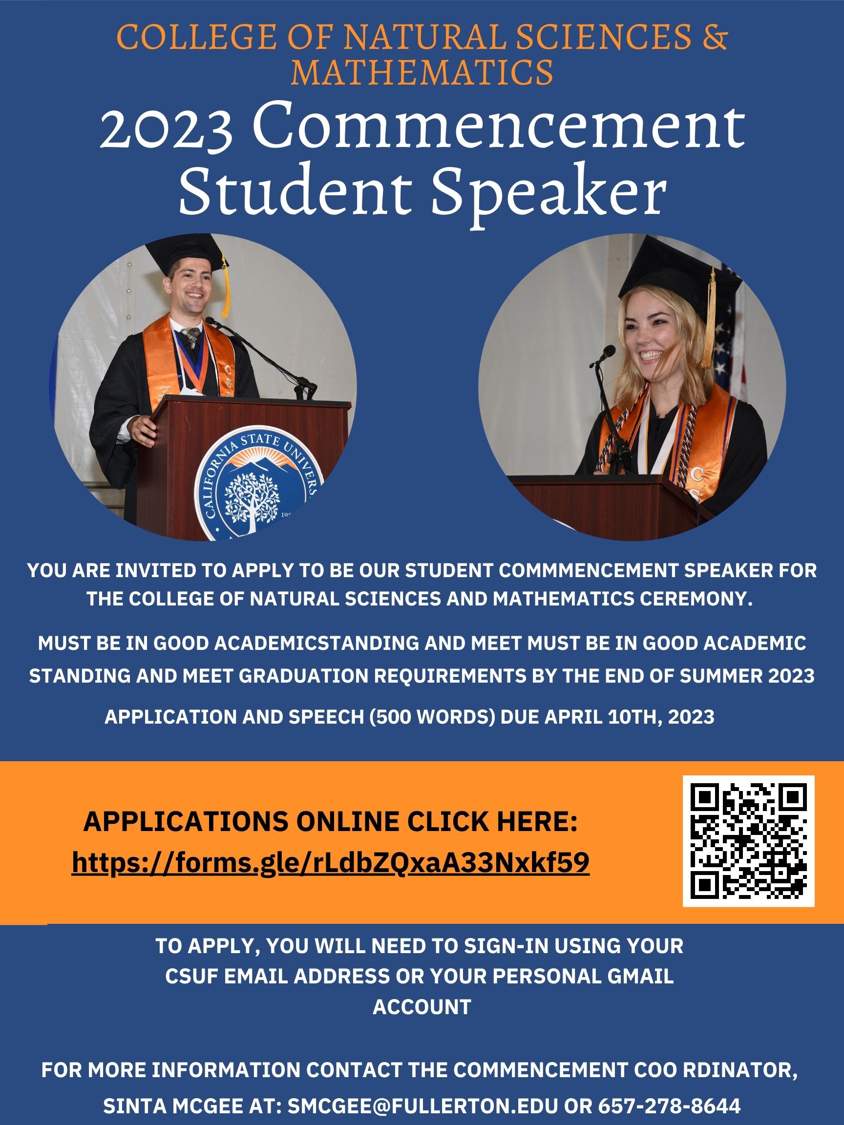 Student speaker app 2023