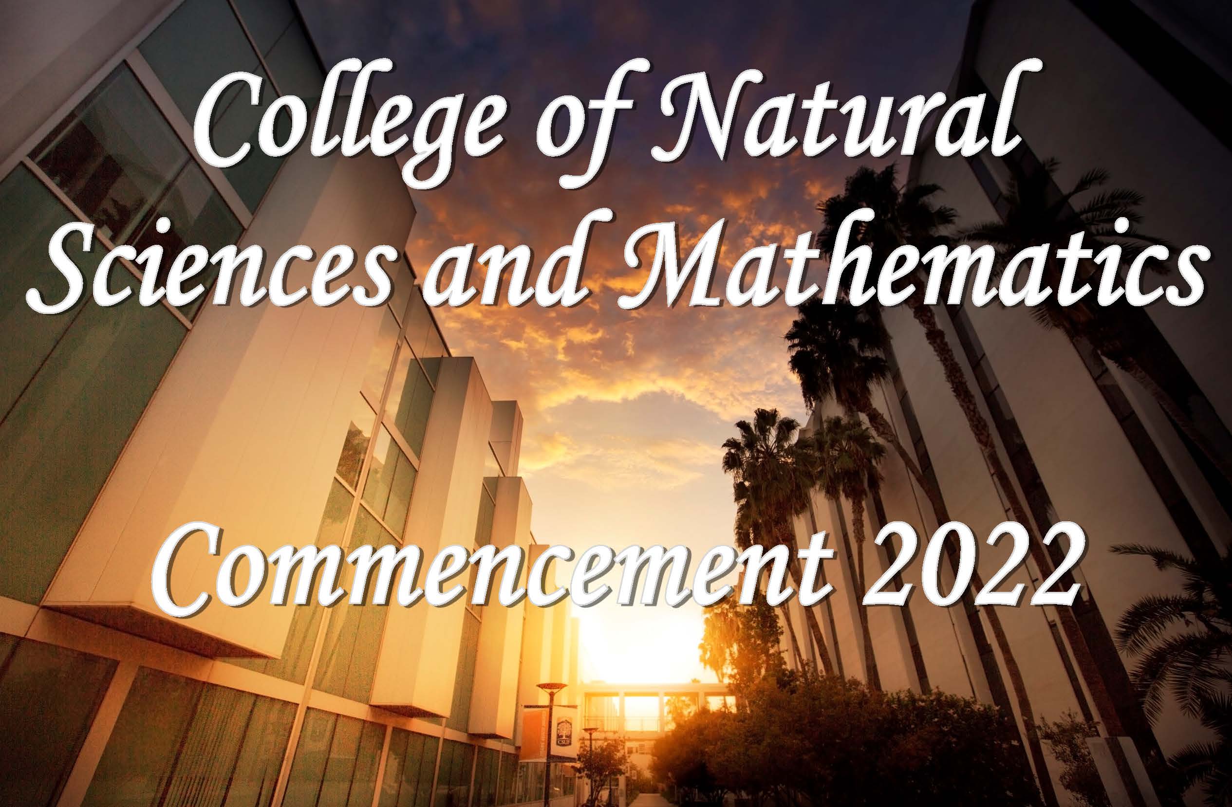 Cover of NSM Commencement Program