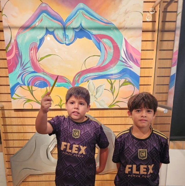 Kids at Exhibit