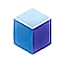 blue cube icon