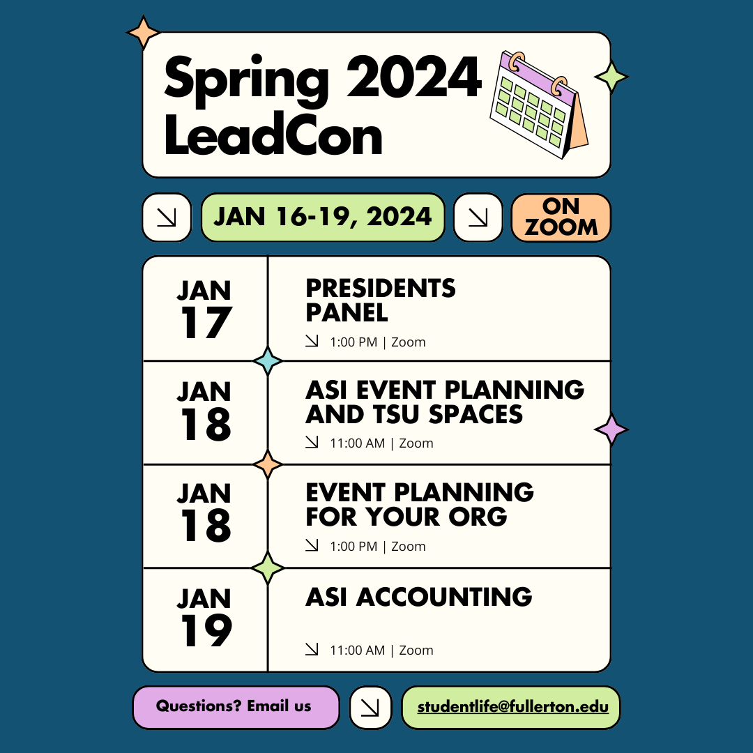 LeadCon CSUF Student Life and Leadership