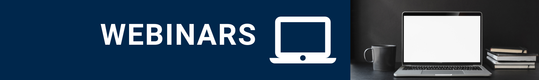 Webinars Page banner, decorative page element