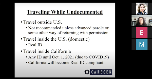 Traveling while undocumented webinar thumbnail