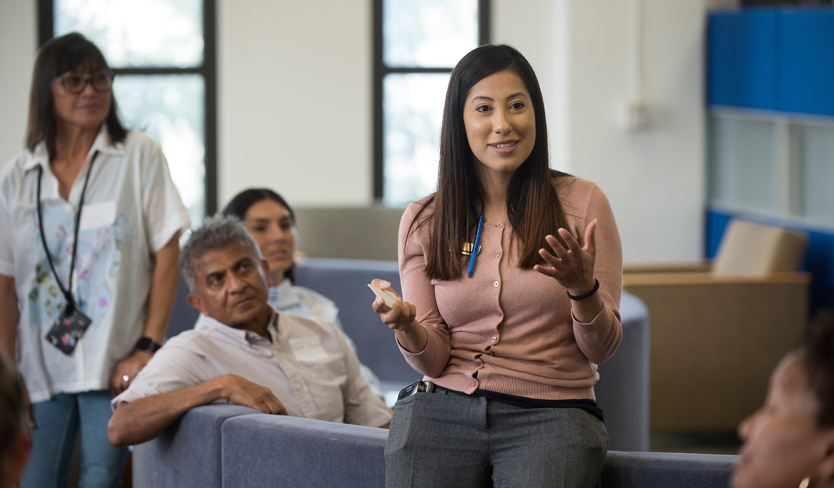 A faculty mentor displaying good communication skills