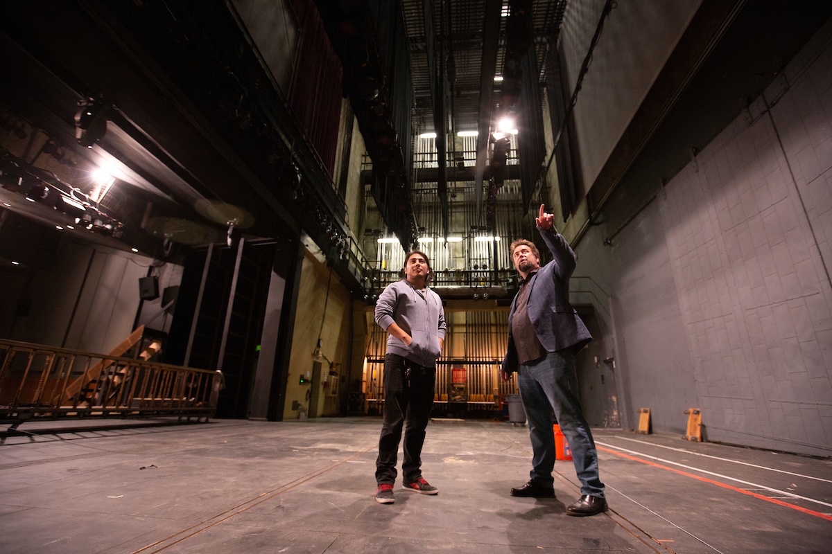 theatre backstage