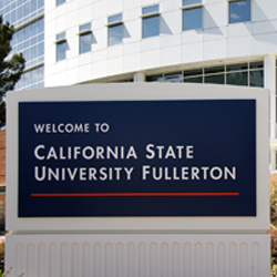 CSUF Campus Sign