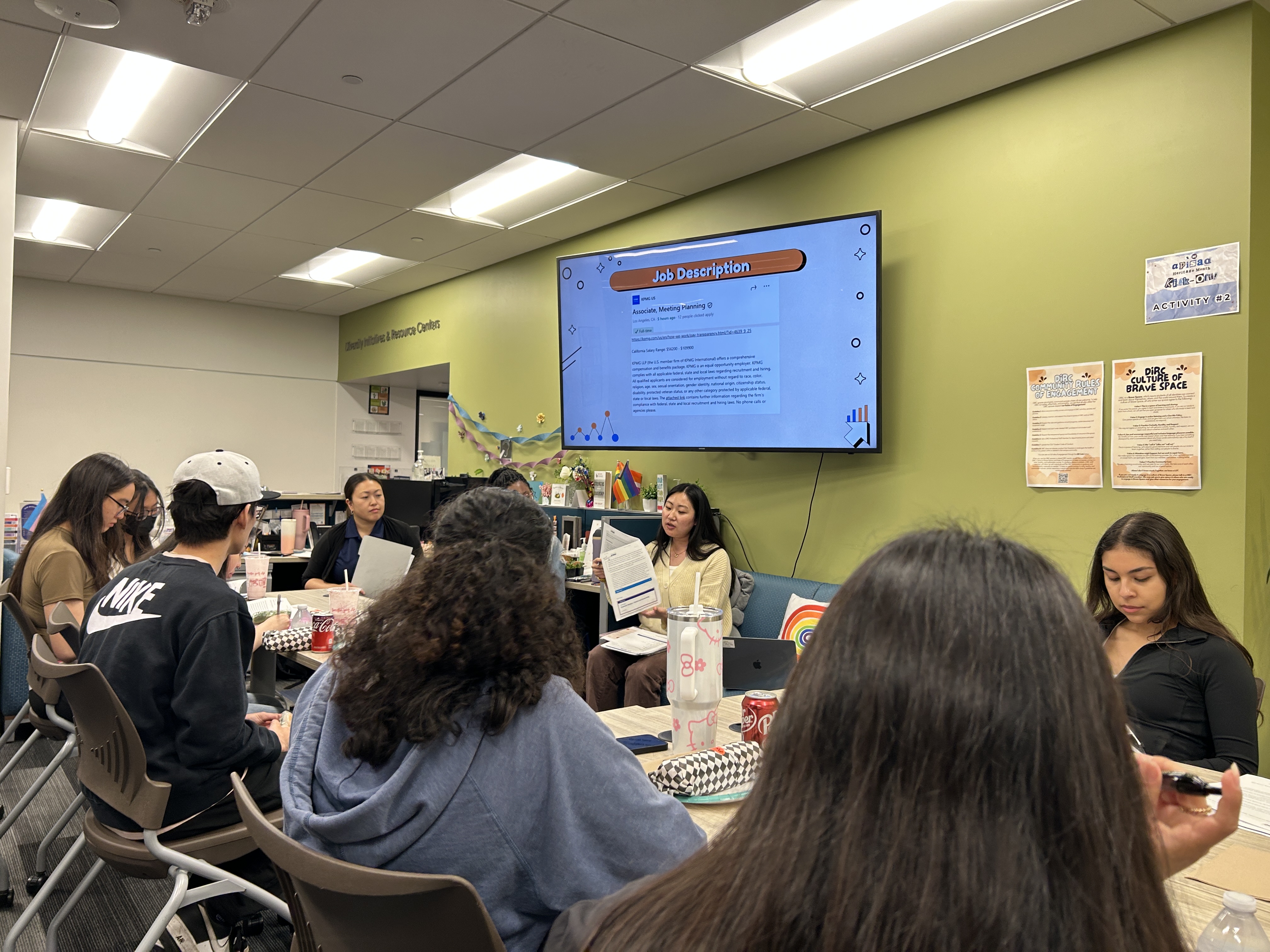 presentation with tables